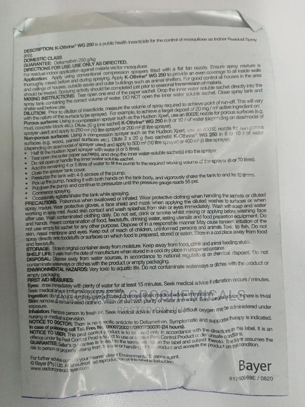 K- Othrine Wg 250 Insecticide 20grams - thumbnail 2