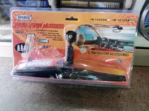 Driving Mirror With Mounting Pad and Glue Included.