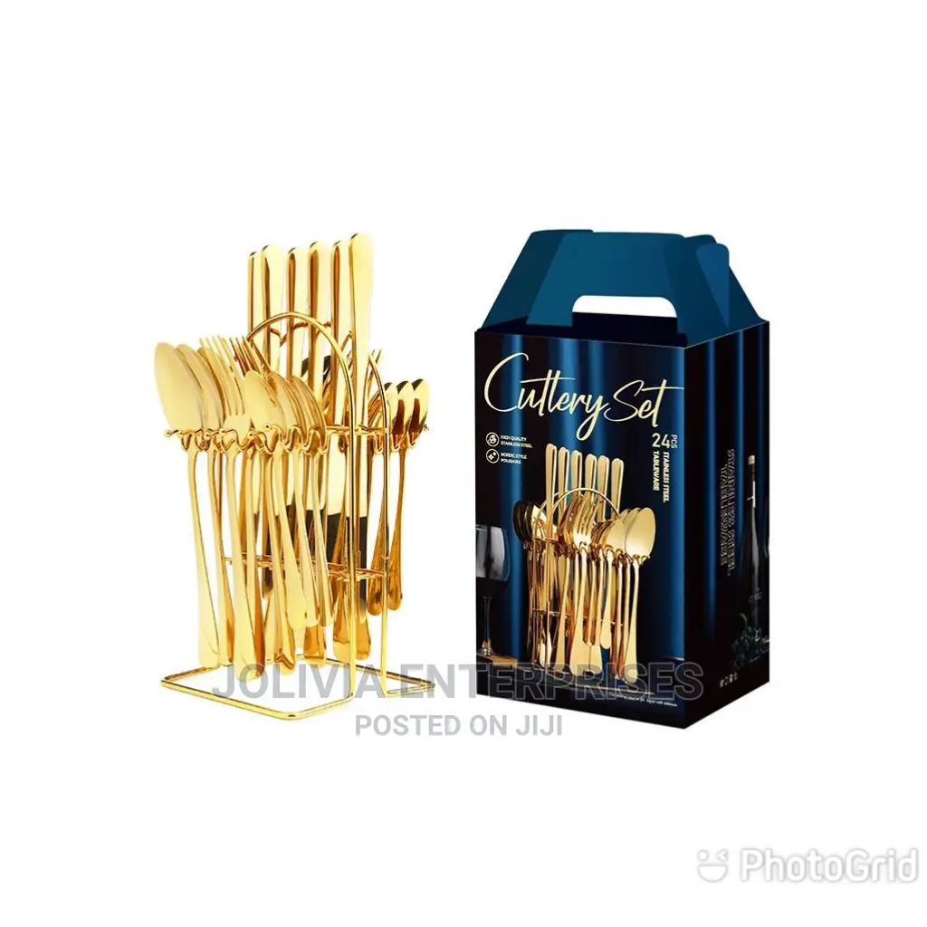 Gold Cutlery Set
