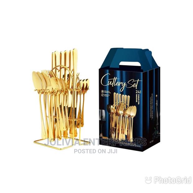 Gold Cutlery Set
