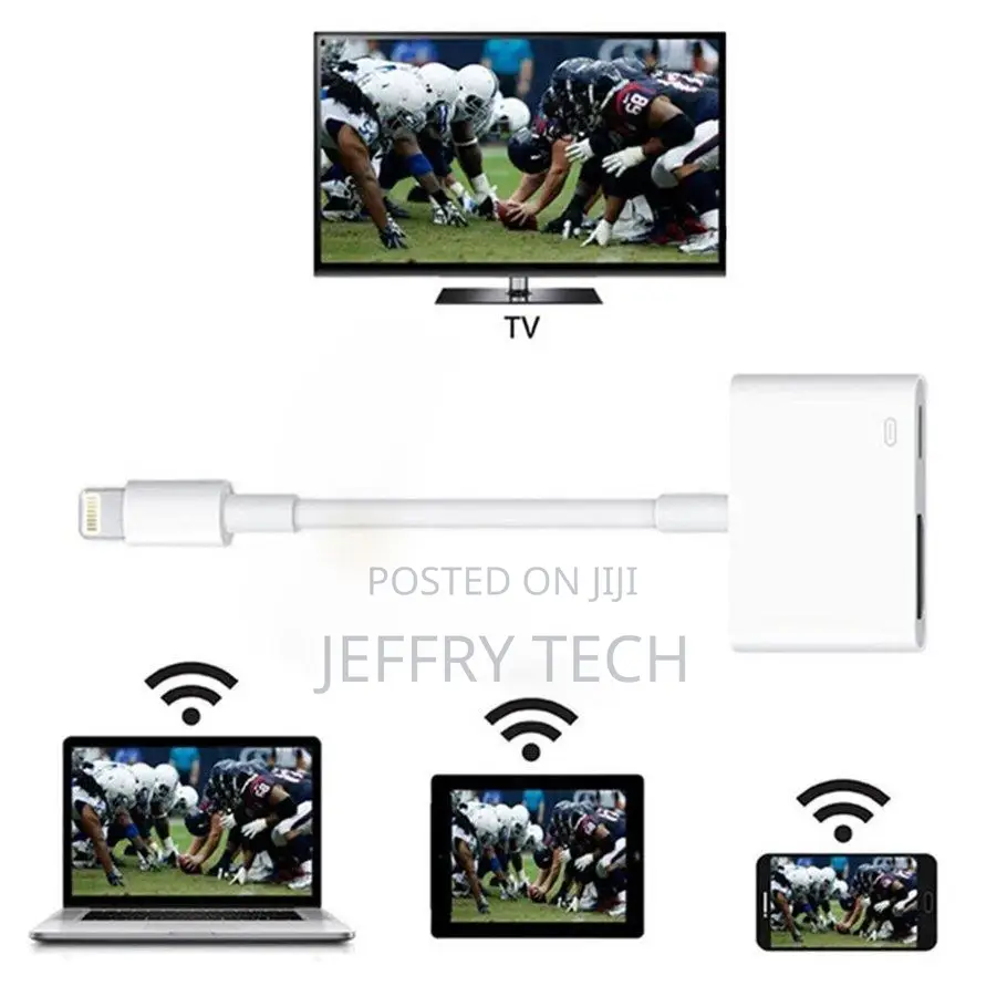 Digital AV Adapter to Hdmi-Compatible for iPhone for iPad A