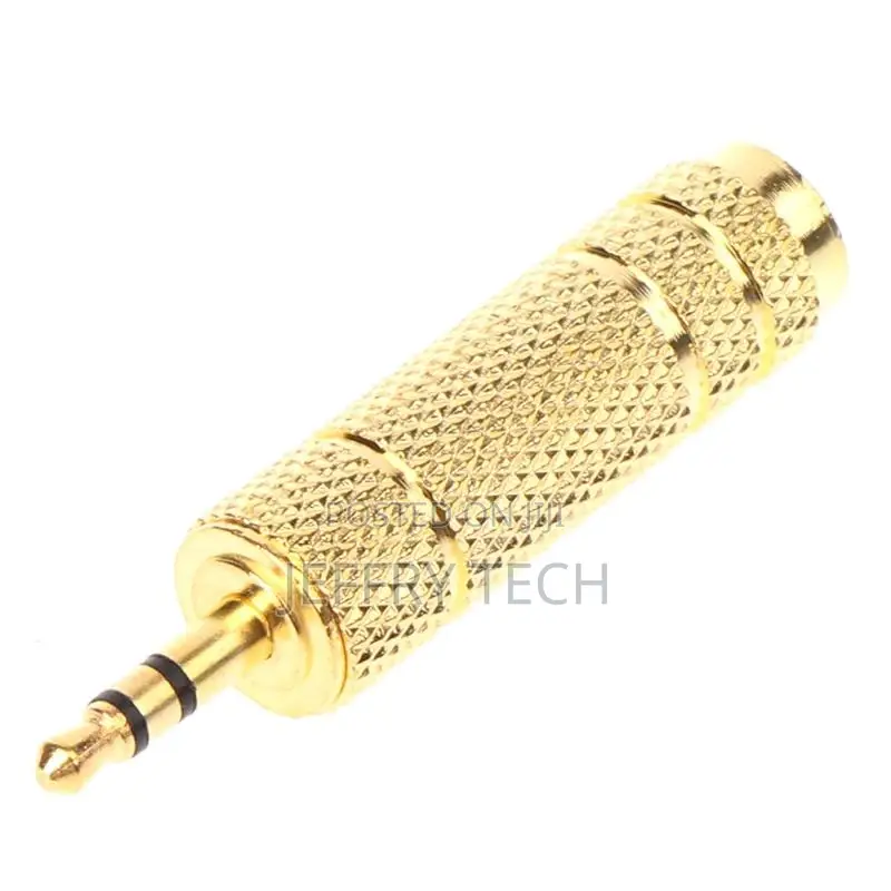 6.5 to 3.5 Conversion Head Microphone Audio Adapter Micropho