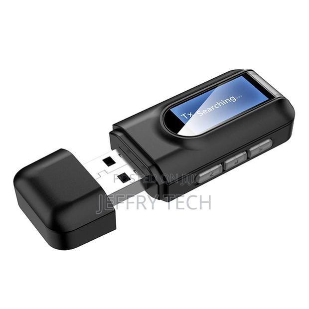 LCD USB Bluetooth-Compatible 5.0 Wireless Audio Transmitter - thumbnail 2