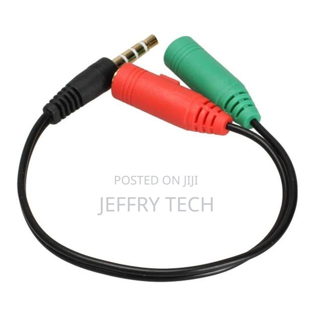 3.5mm Jack 1 Male to 2 Female Headphone Earphone Audio Cable