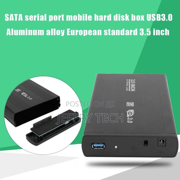 3.5 Inch Hard Disk Drive Case SATA to USB3.0 Adapter Externa - thumbnail 3