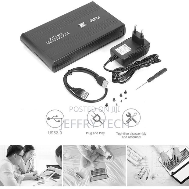 3.5 Inch Hard Disk Drive Case SATA to USB2.0 Adapter Externa