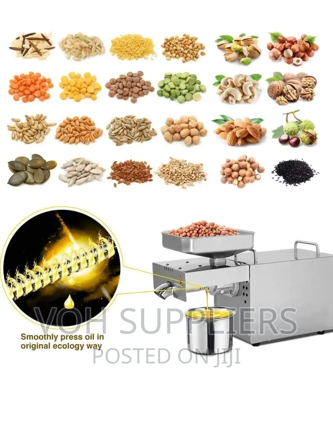 Cold Peanut Oil Press Machine/Oil Expeller/Oil