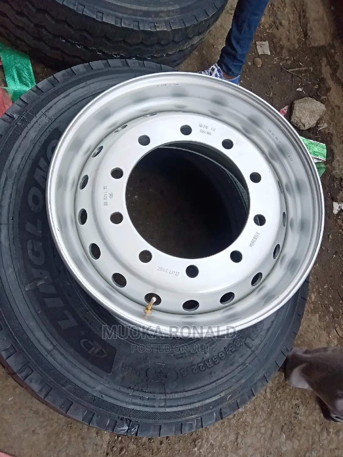 Super Single Rims 22.5 11.75 (Tubeless