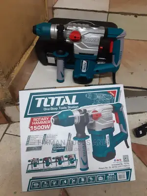 Rotary Hammer Drill, 1500 W Power on Concrete and Stone 🪨