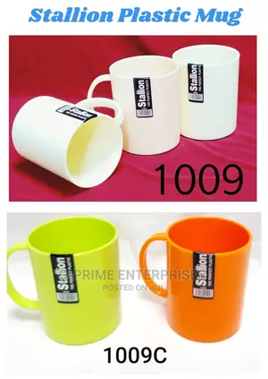 Plastic Mugs -6pcs