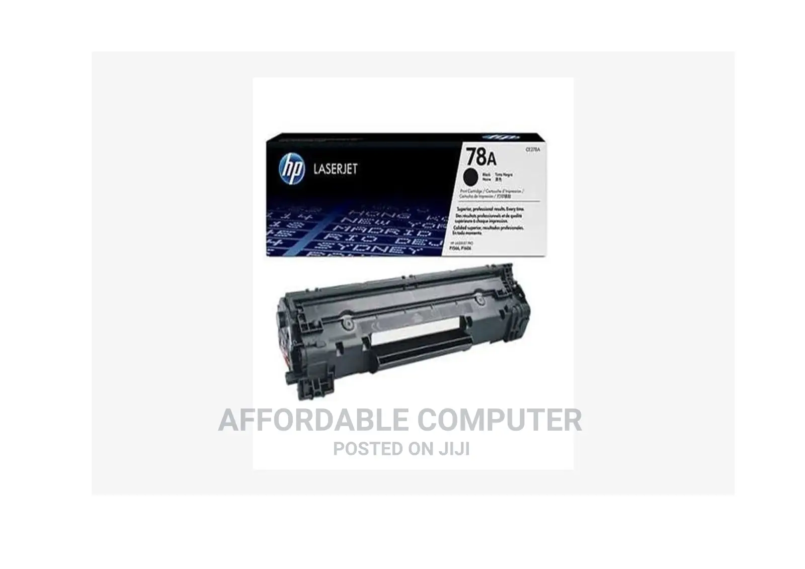 HP 78A Black Original Laserjet Toner Cartridge (Q5978A)