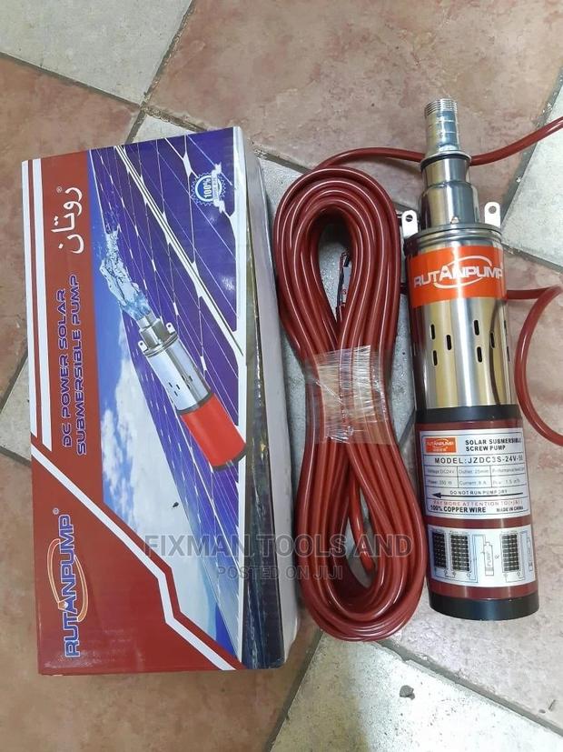 DC Powered Solar Submersible Pump, 250 W 24 Volt, 50 M Head - thumbnail 2