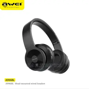 Awei A996BL Music Headset With Mic Noise Cancellation.