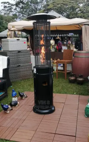 Round Glass Tube Gas Patio Heaters Outdoor Patio Warmers,