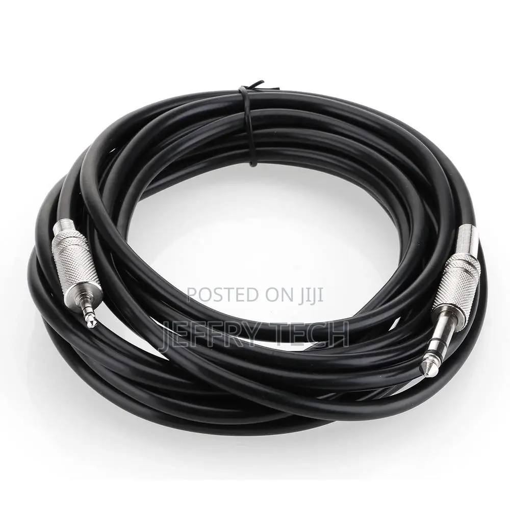 3.5mm Male to 6.35mm Stereo Audio Headphone Adapter 5metre