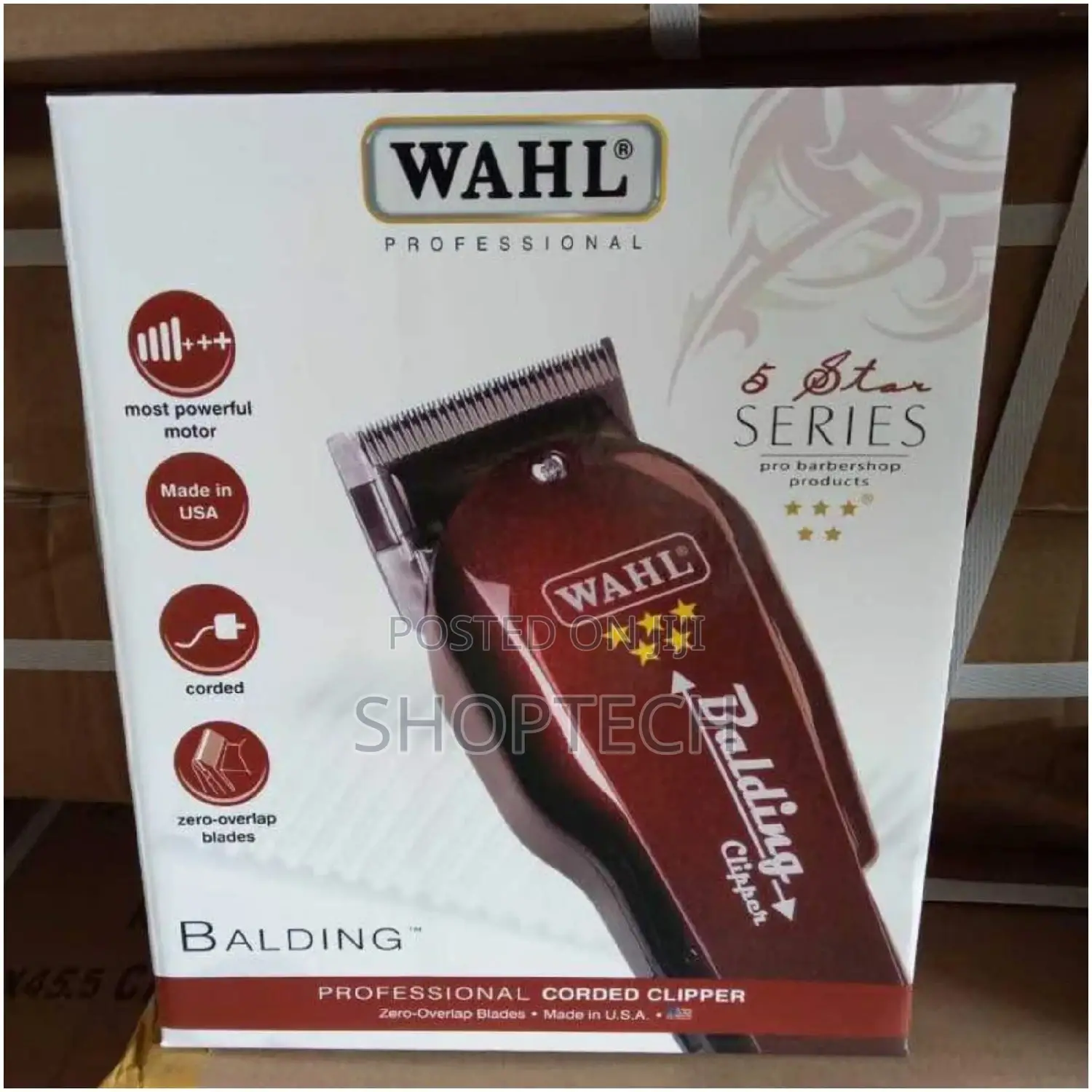 Balding Wahl Corded Clippers.