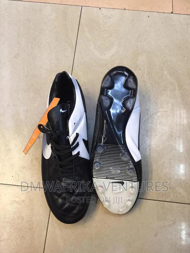 Black White Tiempo Nike Boots - thumbnail 6