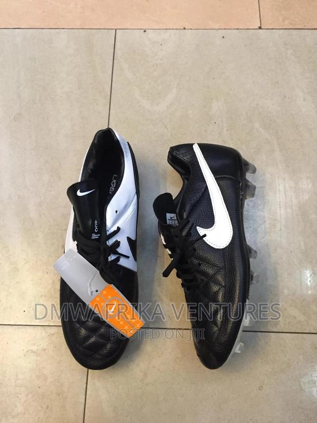 Black White Tiempo Nike Boots - thumbnail 9