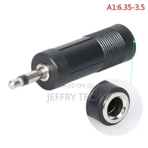 3.5mm Male to 6.5mm Female Adapter 3.5 Plug to 6.5 Jack Ster