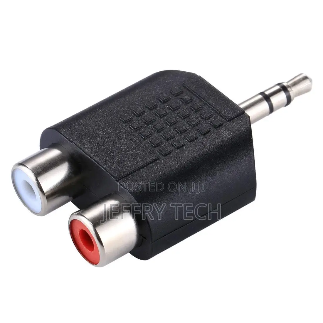 RCA Female to 3.5 MM Male Jack Audio Y Adapter