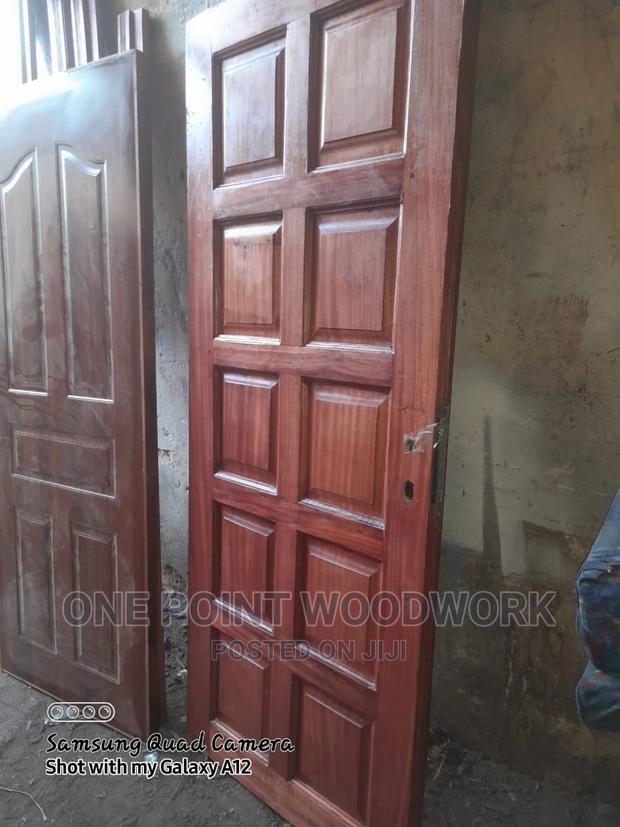 Panel Mahogany Doors , Painted - main view