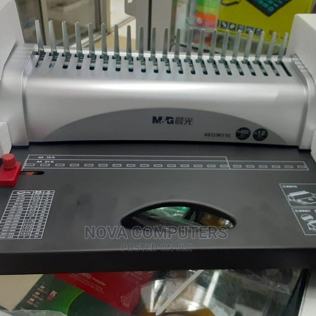 Metallic Comb Binding Machine - main view