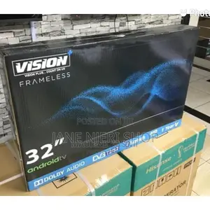 Vision Flameless 32 Smart Android Tv+Bluetooth