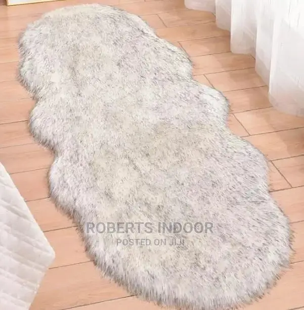 Grey Faux Far Carpet