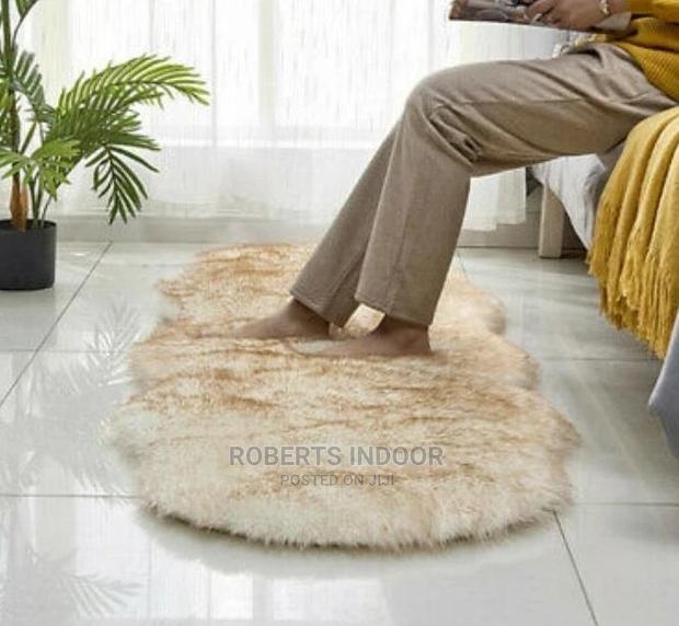 Beige Faux Fur Carpet