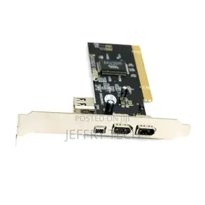 PCI Firewire 400 IEEE 1394 1394A Dual 6pin 4pin 3 Port Car