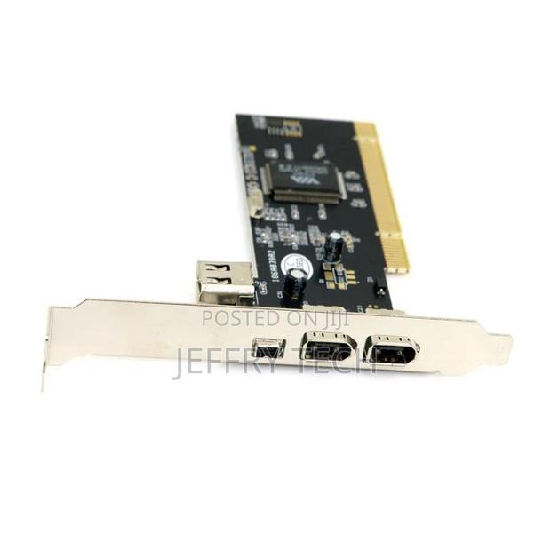 PCI Firewire 400 IEEE 1394 1394A Dual 6pin 4pin 3 Port Car