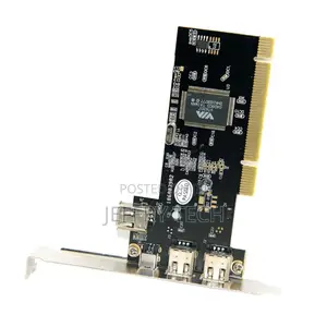 PCI Firewire 400 IEEE 1394 1394A Dual 6pin 4pin 3 Port Car