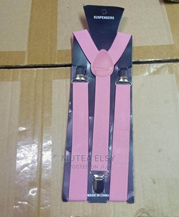 Dusty Pink Suspenders - thumbnail 2