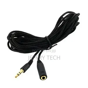5M 16ft 3.5mm Black Female to Male F / M Headphone Stereo So