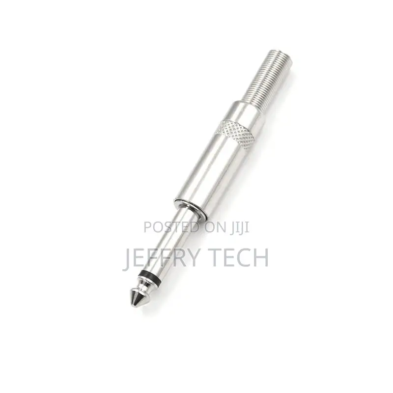 6 .35mm Male Plug 6 .5mm Connector Mono Audio Plug Jack Mic