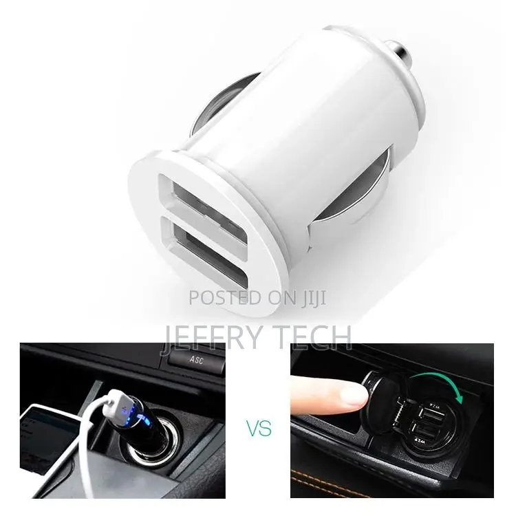 Dual 2 Port USB Car Charger Adapter for Phone