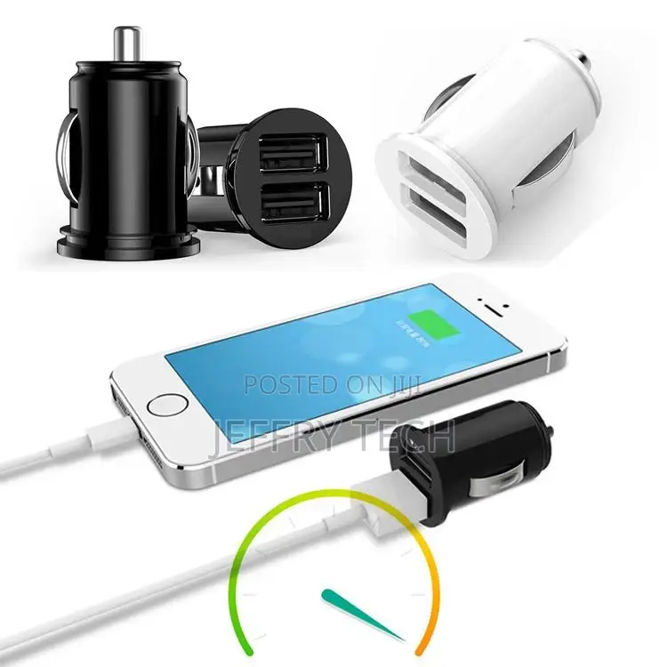 Dual 2 Port USB Car Charger Adapter for Phone