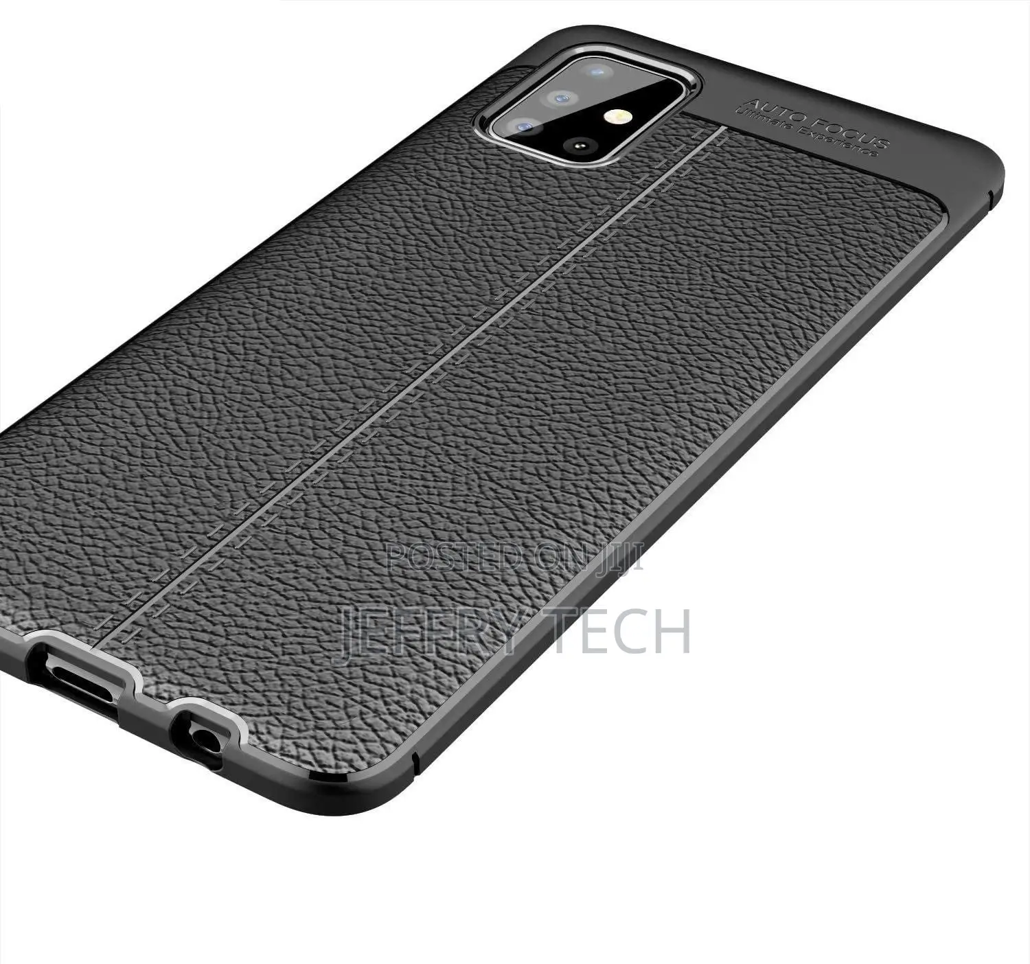 Back Cover TPU Auto Focus for Samsung Galaxy A51 , Black