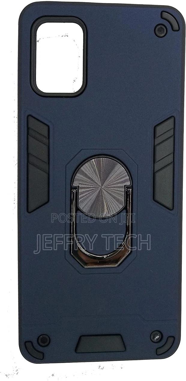 Iron Man Back Cover With Metal Ring for Samsung Galaxy A51 -