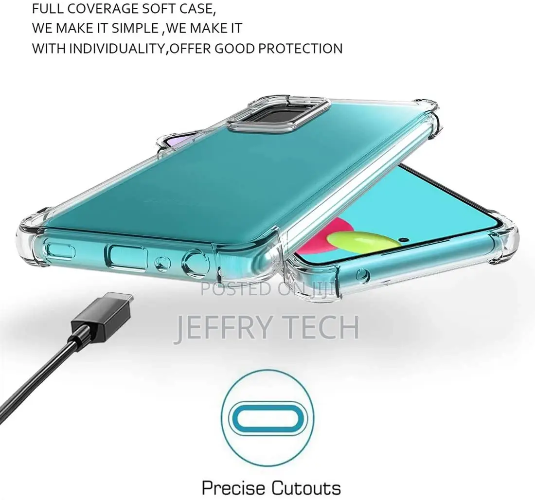 Case,Galaxy A52S 5G Case Clear Transparent Reinforced Corner