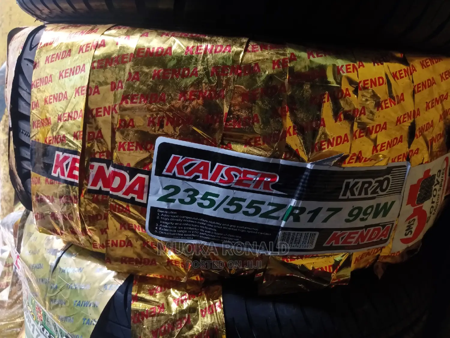 235/55r17 Kenda Tyre (KAISER KR20)