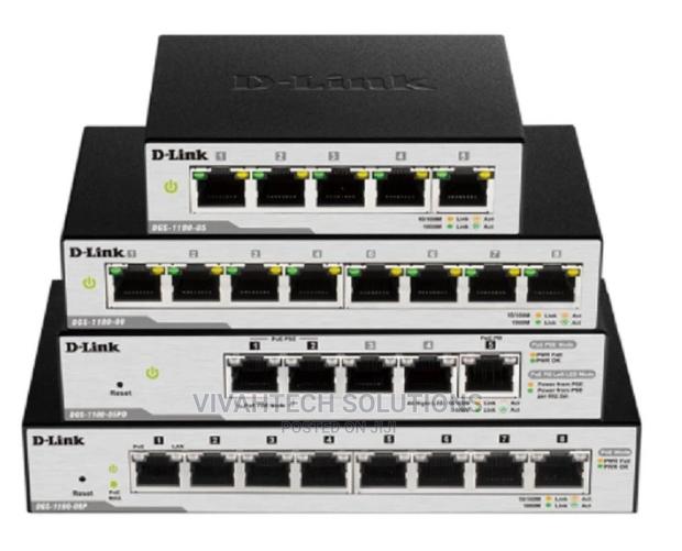 D-Link 8-Port Gigabit Poe Smart Managed Switch - DGS-1100-08