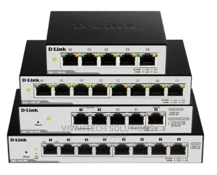 D-Link 8-Port Gigabit Poe Smart Managed Switch - DGS-1100-08