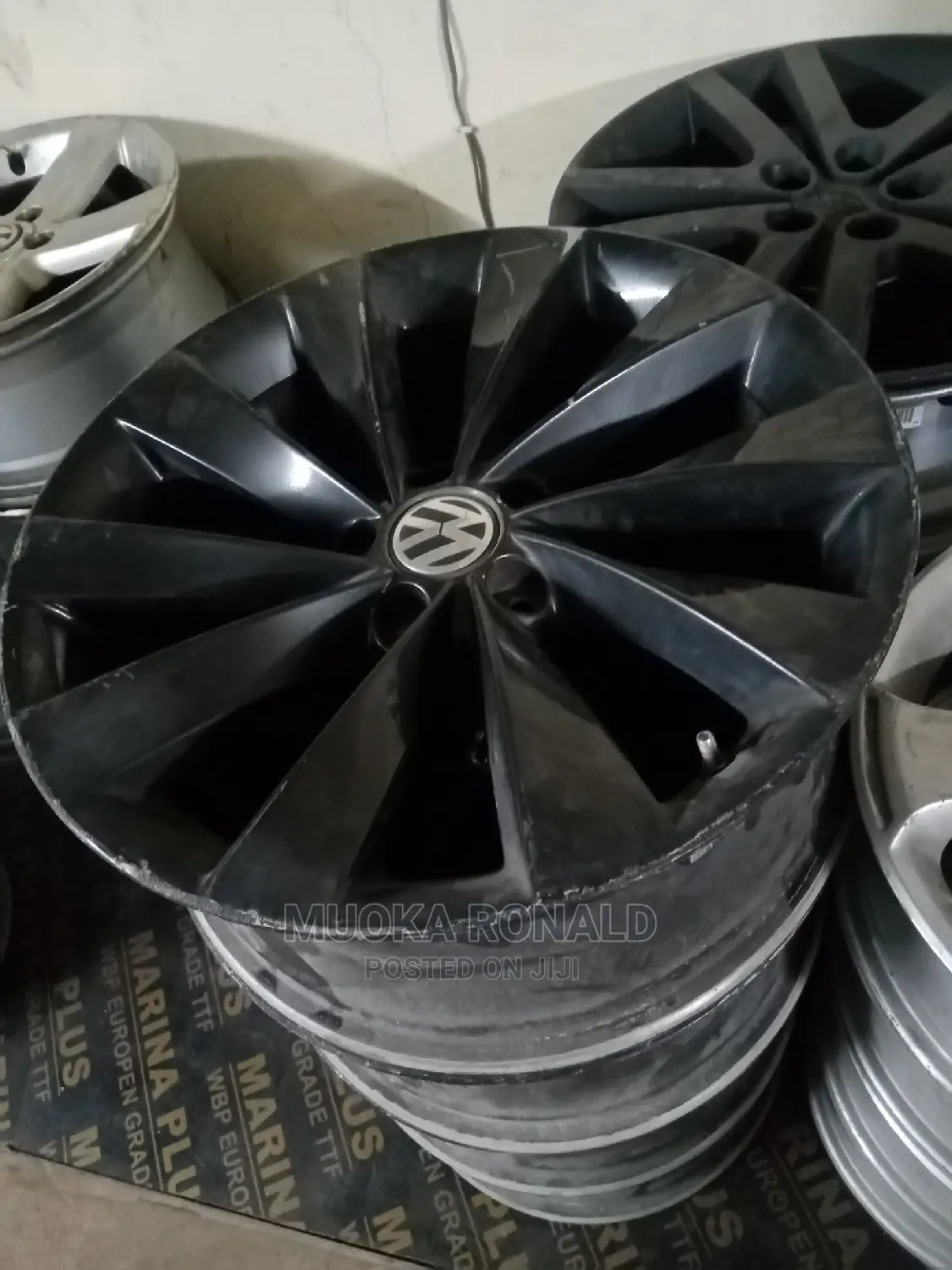 Volkswagen Rims Black in Color