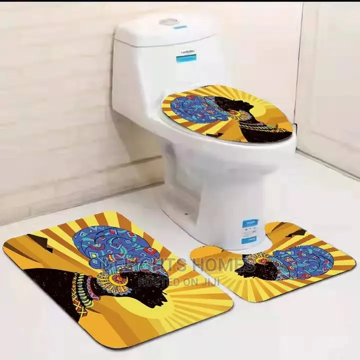 3in1 Toilet Mat Set