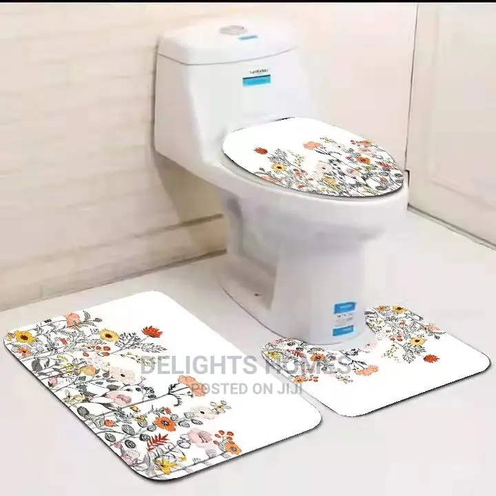 3in1 Toilet Mat Set