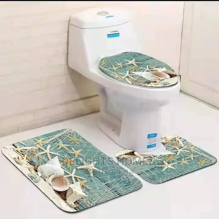 3in1 Toilet Mat Set