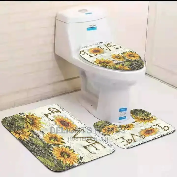 3in1 Toilet Mat Set