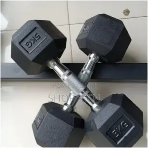 5kg Hexagon Dumbbells.