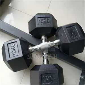 10kg Hexagon Dumbbell.